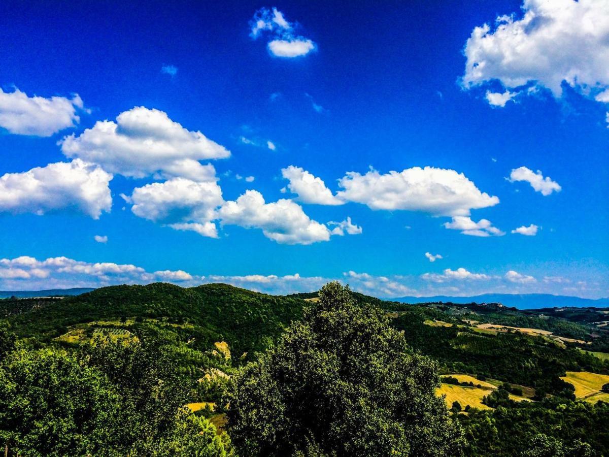 Apartamento Umbria, "Casa Sagrantina" Con Piscina E Pergolato Collazzone Exterior foto